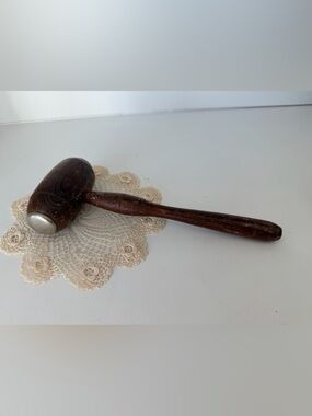 Vintage (antique?)Hand-Carved Wooden Mallet